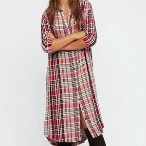 NWOT Loralei Plaid Button Down Top